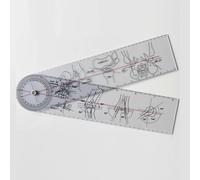 Ieron Medical Ruler, Righello per l'angolo degli Arti, Calibro Ortopedico, Goniometro per Colonna vertebrale, Righello Medico Ortopedico, Utilizzato per la Terapia Fisica, Terapia Sportiva