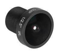 Ieron Obiettivo M12 da 5 megapixel, Lunghezza focale da 2,1 mm, Obiettivo di Rete HD grandangolare da 180 Gradi per Telecamera IP di Sicurezza, compatibilità con Visione Notturna