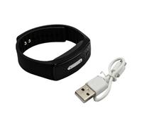 Ieron Polsino Repellente per zanzare ad ultrasuoni Orologio elettronico ad ultrasuoni Polsino Anti-zanzare per Esterno Polsino Repellente per zanzare ad ultrasuoni Unisex (Nero)