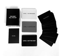 Ieron Quanto in profondità andrai? Gioco di Carte Rompighiaccio Conversazione Gioco di Carte Conversazione Profonda Gioco di Carte Divertente Festa in Famiglia Gioco di Carte per Adulti