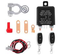 Ieron Relè isolatore Batteria per Auto con Interruttore di scollegamento remoto della Batteria per Camper Marino rimorchio del Camion DC12V 200A