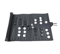 ieron Set backgammon da viaggio, set backgammon in vera pelle, gioco backgammon da viaggio arrotolabile, idee di giochi da tavolo tattici