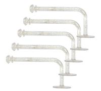 Ieron Supporto per Elastici Adesivi Trasparenti Glitterati, Organizzatore di Accessori per Capelli Fai-da-Te, Supporto per Fascia, Organizzatore per Fermagli per Capelli per Donne e Ragazze, Fascia