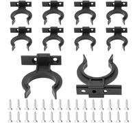 IETWATE 10 Pezzi Ganci Zoccolo Cucina, Ganci per Zoccolo Cucina in Plastica, Zoccolino Battiscopa Cucina Regolabili, Clip per Zoccolo da Cucina Robusta con 30 Viti, per Divani Tavoli Armadi