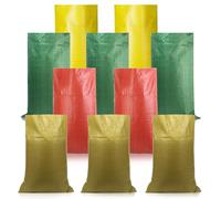 IETWATE 10 Pezzi Sacchi per Macerie, Sacchi Giardinaggio, Sacchi di Sabbia Antiallagamento non Stampate, Sacchi per Raccolta Olive Riutilizzabile per Sabbia Terra Giardino Edilizia e Foglie
