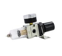 IEUMJNAT Compressore Pneumatico Aria Valvola di Regolazione del Filtro della Pressione dell'Aria aw2000-02 Separatore Singolo di Olio e Acqua Processore Aria(8mm Fittings)