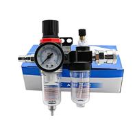 IEUMJNAT Il Filtro dell'Aria separatore di Olio e Acqua del compressore d'Aria AFC2000 AFR2000 + AL2000 G1/4 Viene utilizzato for ridurre la Pressione del regolatore della valvola(AFC-SMPM20)