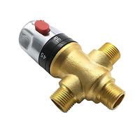 IEUMJNAT Valvola miscelatrice termostatica Miscelatore Temperatura Bagno Controllo valvola Miglioramento Domestico 1 Pezzo(Rot)