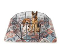 IEUUMLER 1PZ Tappetini Lavabili igienici per Cani, riutilizzabili educatore tappetino Pads per Cuccioli, Super Assorbente Addestramento traversine per cani per la Pipì EU011 (Colorato, 180x180cm-1pc)