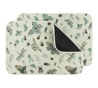 IEUUMLER 2 pezzi Tappetini Assorbenti per Cani, Assorbenti e impermeabili, Riutilizzabili educatore tappetino Pads per Cuccioli per casa, auto, viaggi EU014