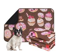 IEUUMLER 2 pezzi Traversine Lavabili per Cani, Riutilizzabili Assorbenti Rapidi Tappetini Cane Puppy Pads per Cani, Gatti, Porcellini d'India EU015