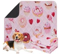 IEUUMLER 2 pezzi Traversine Lavabili per Cani, Riutilizzabili Assorbenti Rapidi Tappetini Cane Puppy Pads per Cani, Gatti, Porcellini d'India EU015