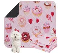 IEUUMLER 2 pezzi Traversine Lavabili per Cani, Riutilizzabili Assorbenti Rapidi Tappetini Cane Puppy Pads per Cani, Gatti, Porcellini d'India EU015