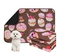 IEUUMLER 2 pezzi Traversine Lavabili per Cani, Riutilizzabili Assorbenti Rapidi Tappetini Cane Puppy Pads per Cani, Gatti, Porcellini d'India EU015