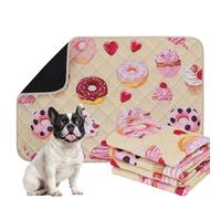 IEUUMLER 2 pezzi Traversine Lavabili per Cani, Riutilizzabili Assorbenti Rapidi Tappetini Cane Puppy Pads per Cani, Gatti, Porcellini d'India EU015
