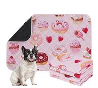IEUUMLER 2 pezzi Traversine Lavabili per Cani, Riutilizzabili Assorbenti Rapidi Tappetini Cane Puppy Pads per Cani, Gatti, Porcellini d'India EU015