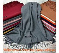 iEverest Inverno Sciarpa Pashmina Super Morbido Colore Solido Sciarpa per Uomini e Donne Inverno Caldo Grande Sciarpa di Spessore Avvolge Scialle Lungo Sciarpe 200 * 70cm 2019
