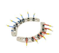 IEWBOEMAG Modulo diodi a Ponte raddrizzatore alternatore for generatore LSA49.1(Gold)
