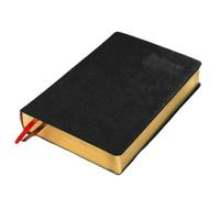 Iewroyt A5 Notebook 600 pagine per il diario in pelle retrò manuale di pittura di pittura di getto Bible Notepad Black, taccuino in pelle