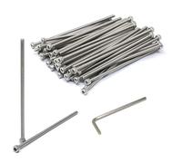 iexcell 50 pezzi M3 x 85 mm passo filettatura 0,5 mm in acciaio inox 304 esagonale viti a testa cilindrica kit bulloni