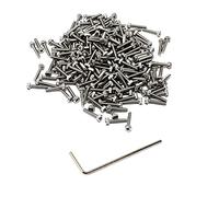 iExcell - Kit di viti a testa esagonale in acciaio INOX 304, M2 x 10 mm, 100 pezzi