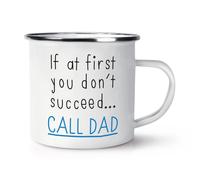 If At First You Non Avere Successo Call Papà Smalto Tazza Day Divertente Scherzo
