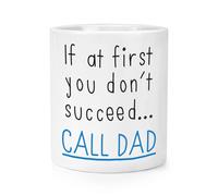 If At First You Non Succeed Call Papà Trucco Spazzola Matita Pentola Day Funny