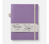 Independent Fabrication taccuino Bookaroo 19x25 cm, 192 pagine rigato, colore aubergine