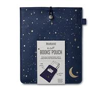 IF Bookaroo Books Stuff Pouch - Luna e stelle, blu scuro/oro