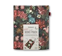 IF Bookaroo - Custodia per libri e oggetti, motivo floreale scuro