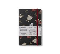 Taccuino 13x21 cm a righe - Falene Dorate- Bookaroo