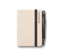 IF Bookaroo - Taccuino formato A7, tascabile e da borsa, con penna a sfera nera, 192 pagine, colore: panna