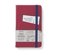 IF Bookaroo - Taccuino tascabile, formato A6, colore: Rosso scuro