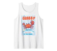 If Crabby Please Return To The Beach Crab Humor Ocean Citazione Canotta