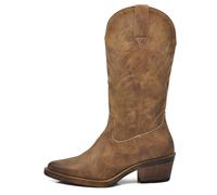 IF Fashion Cowboy Western Scarpe da Donna Stivali Stivaletti Camperos Texani Ricamati G676 camel N.41