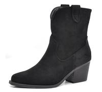 IF Fashion Scarpe da Donna Stivali Stivaletti Cowboy Western Camperos Texani Etnici MP633 nero N.39