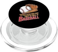 If Fast Pitch Was Easy They'd Call It Baseball - PopSockets PopGrip per MagSafe