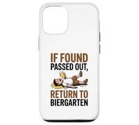 If Found Passed Out Return to Biergarten Oktoberfest Drunk Custodia per iPhone 12/12 Pro