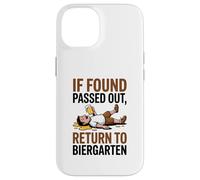 If Found Passed Out Return to Biergarten Oktoberfest Drunk Custodia per iPhone 14