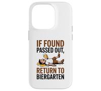 If Found Passed Out Return to Biergarten Oktoberfest Drunk Custodia per iPhone 14 Pro
