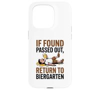 If Found Passed Out Return to Biergarten Oktoberfest Drunk Custodia per iPhone 15 Pro
