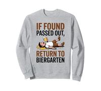 If Found Passed out Return to Biergarten Oktoberfest Drunk Felpa