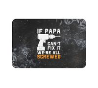 If Grandpa Can'T Fix It We'Re All Screwed Tappeto Da Bagno Confortevole Zerbino Asciugapassi Morbido Tappeti Da Bagno Per Esterno Corridoio Interno 40X60Cm