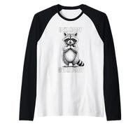If I'm Moody Give Me Foody Maglia con Maniche Raglan