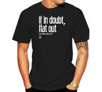 If in DoubtFlat out Colin McRae Spring Autumn Men O Neck Short Sleeves Muscle Men's T Shirts Black
