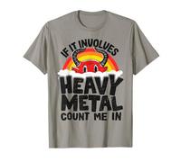 If It Coinvolves Heavy Metal Me in Kids Rainbow Satan Maglietta