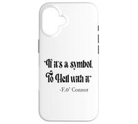 If it's a symbol to hell with it, citazione eucaristica cattolica Custodia per iPhone 16