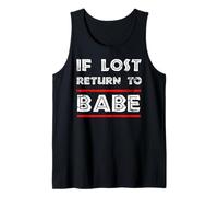 If Lost Return To Babe I Am Babe Coppie Divertenti Canotta