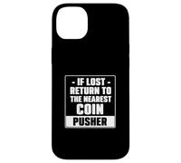 If Lost Return To The Vicino Coin Pusher Cool Pressed Penny Custodia per iPhone 14 Plus