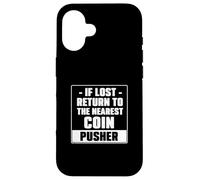 If Lost Return To The Vicino Coin Pusher Cool Pressed Penny Custodia per iPhone 16